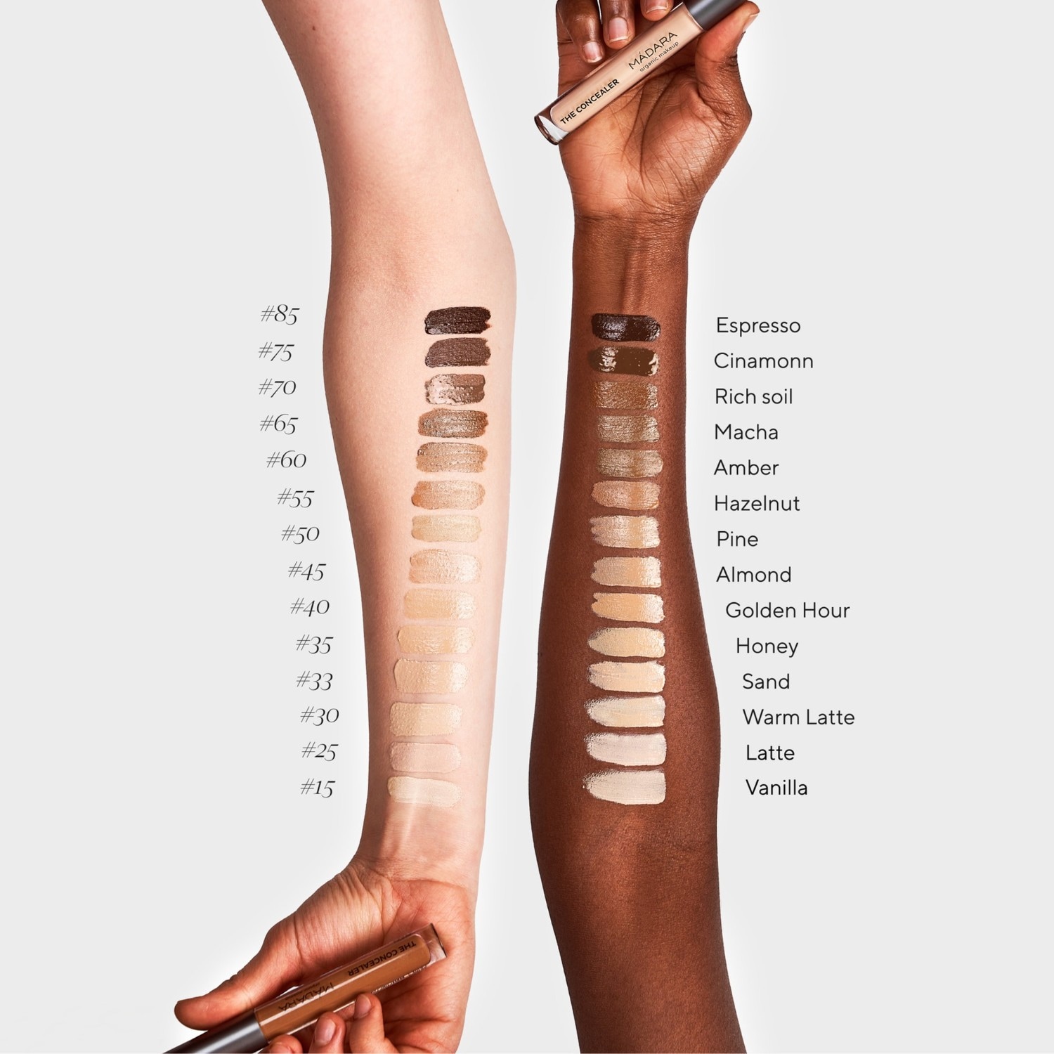 MÁDARA Correttore Trucco THE CONCEALER, Nr. 50 PINO - 4 ml
