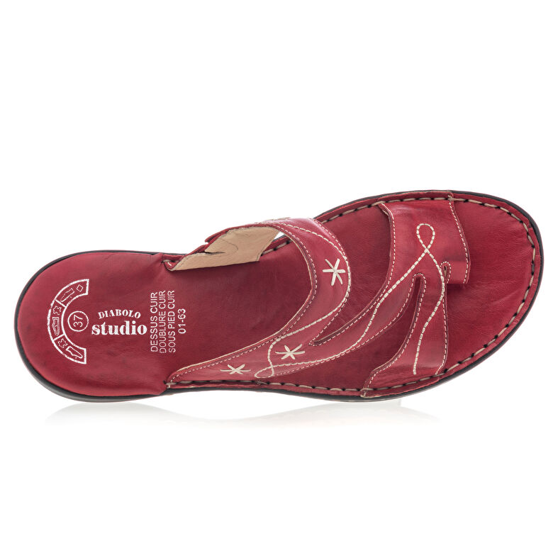 Røde flip-flops / sandaler til dame