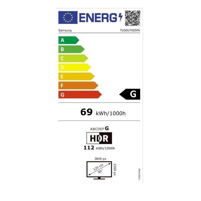 Samsung TU50U7005F - TV LED da 50