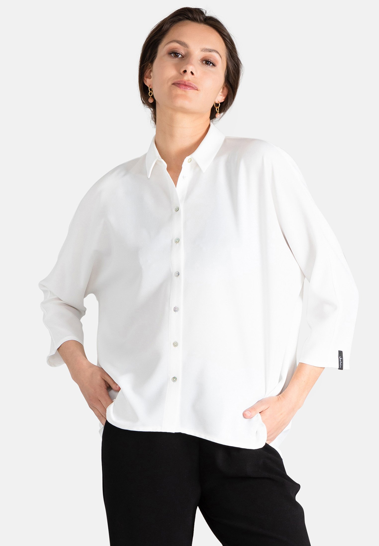Jascha Stockholm FOUCAULT - Button-down blouse - gebroken wit