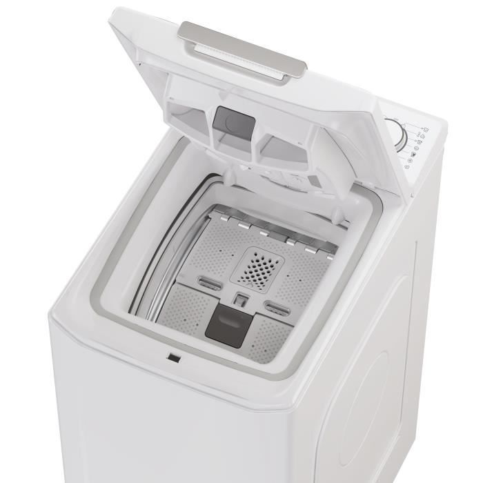 Lavatrice a carica dall'alto CANDY TCA274TM4-S ProWash 500 - 7 kg - 1200 giri/min - Connessa - Classe energetica B - Bianca