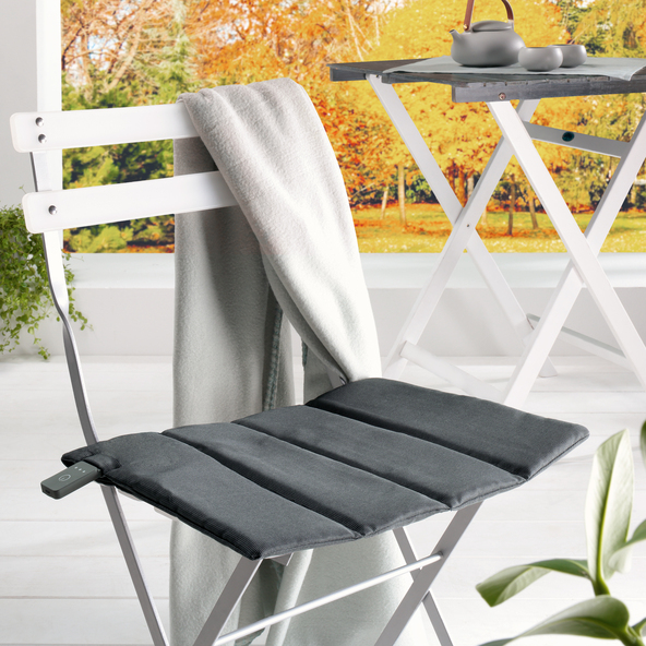 Rechargeable heating pad, outdoor seat cushion