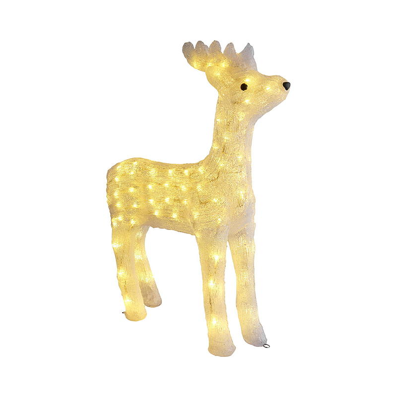 Figura natalizia da esterno Light IT con renne luminose, 63 cm