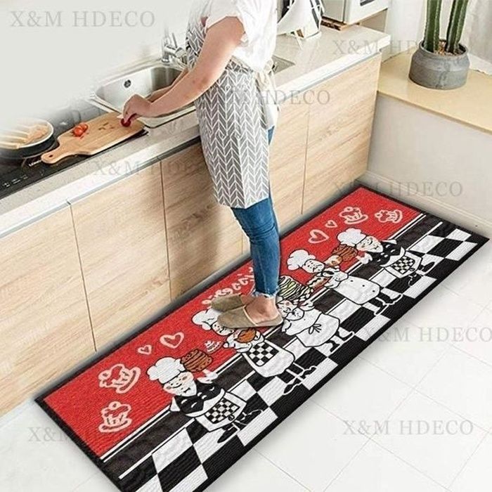 Alfombra de cocina antideslizante TEMPSA de 50x120 cm.