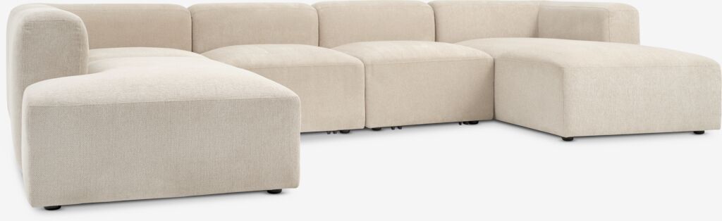 SKEJBY Modularna sedežna garnitura SKEJBY 5-sedežni ležalnik/odprto peščeno blago