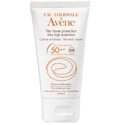 AVENE Avène Solaire Crema Protectora Mineral SPF 50+ 50 ml Protección facial