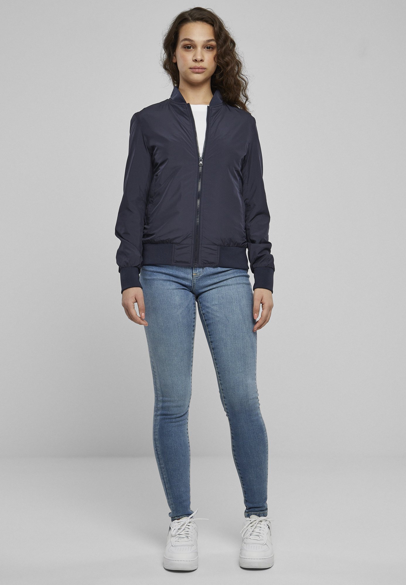Urban Classics bomberjack - marineblauw