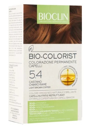 BIOCLIN Bioclin Bio-Colorist juuksevärv naturaalne, helepruun vask 5.4