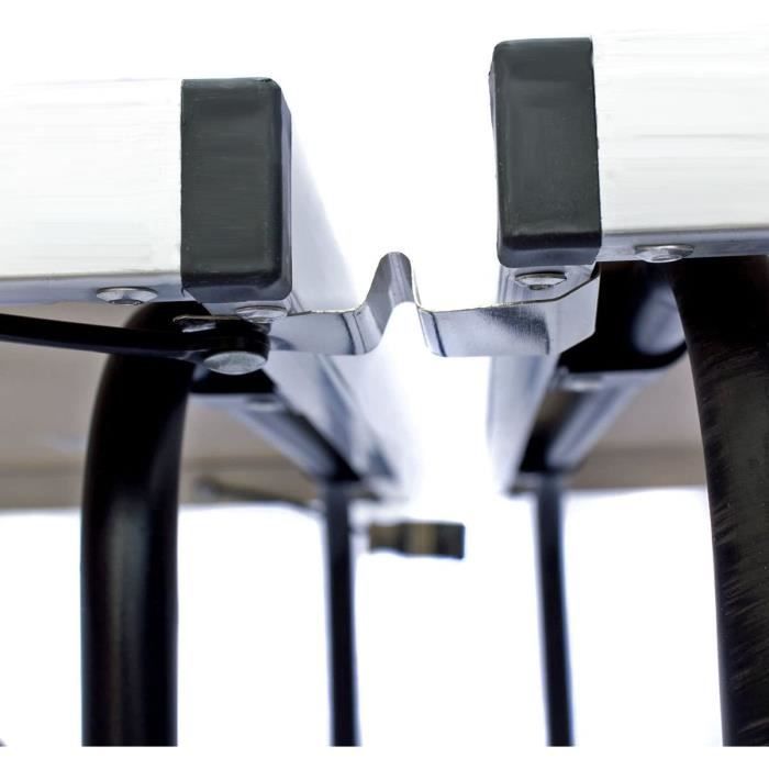 Folding Table - Multifunctional - Set of 3 - Height Adjustable - Ideal for Markets and Parties