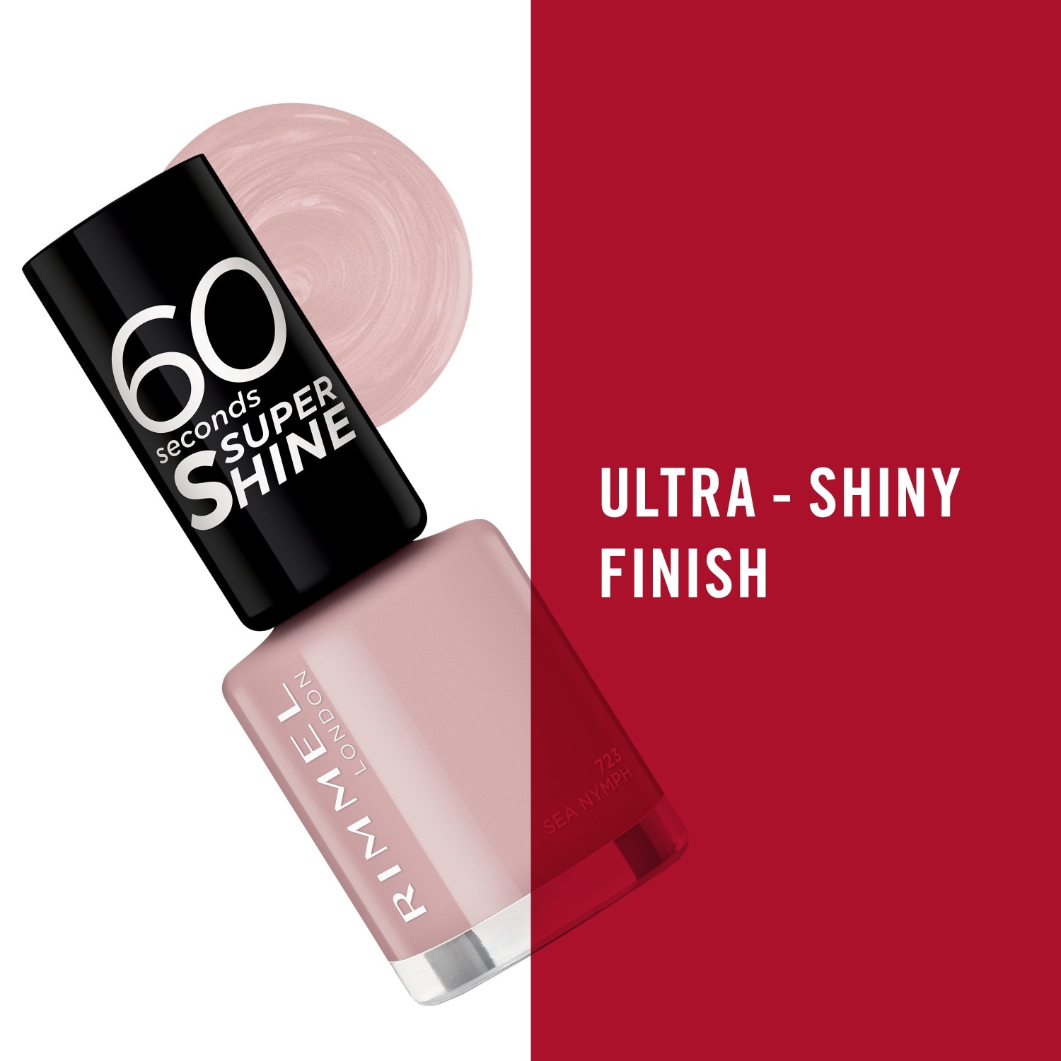Esmalte de uñas Rimmel London 60 Seconds Super Shine Color Block - 8 ml