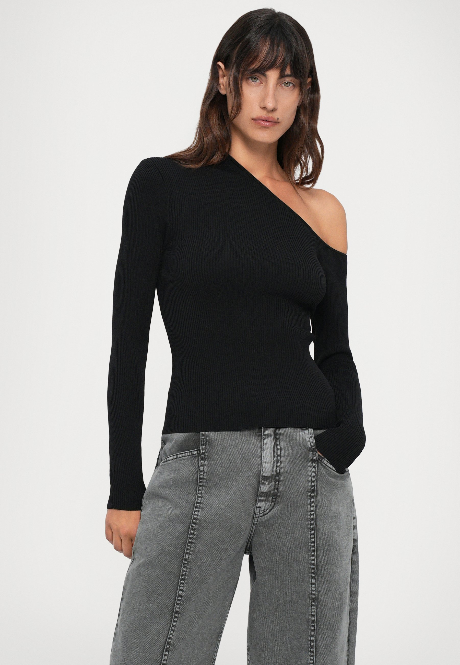 STAUD LOIS - Top met lange mouwen - zwart
