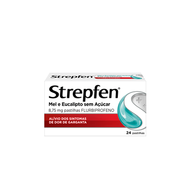 Pastillas Strepfen para el dolor de garganta con miel y eucalipto, 24 unidades.
