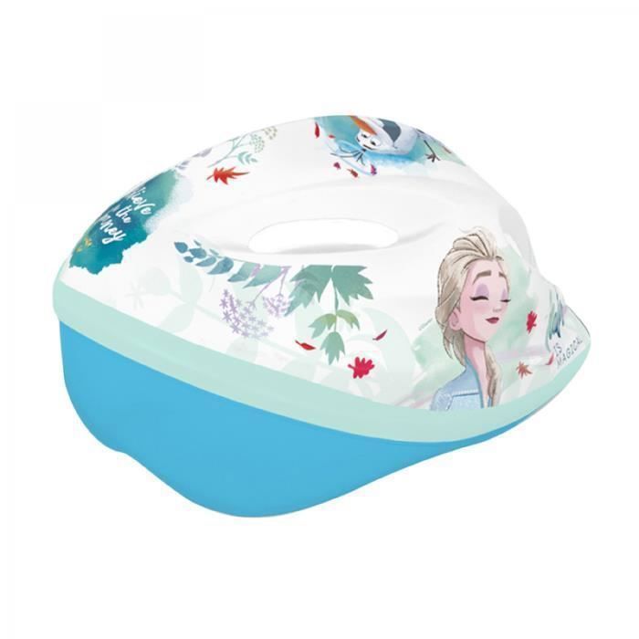 DISNEY V2 FROZEN WHITE CHILDREN'S BIKE HELMET WITH ADJUSTMENT DRIVE, SIZE 52-56 (SOLD ON CARD)