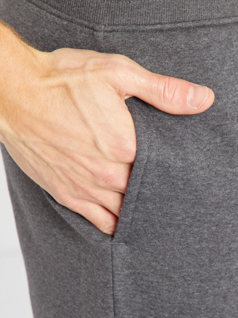 Fleece joggingbroek - GRIJS