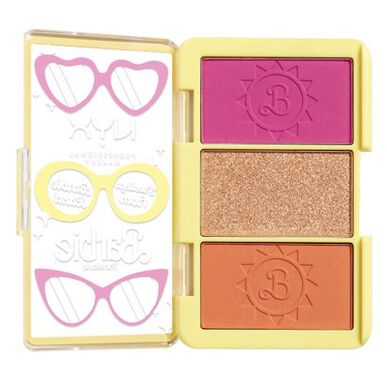 Paleta de coloretes profesionales Nyx Greetings From Barbie Land 1 unidad 1 unidad