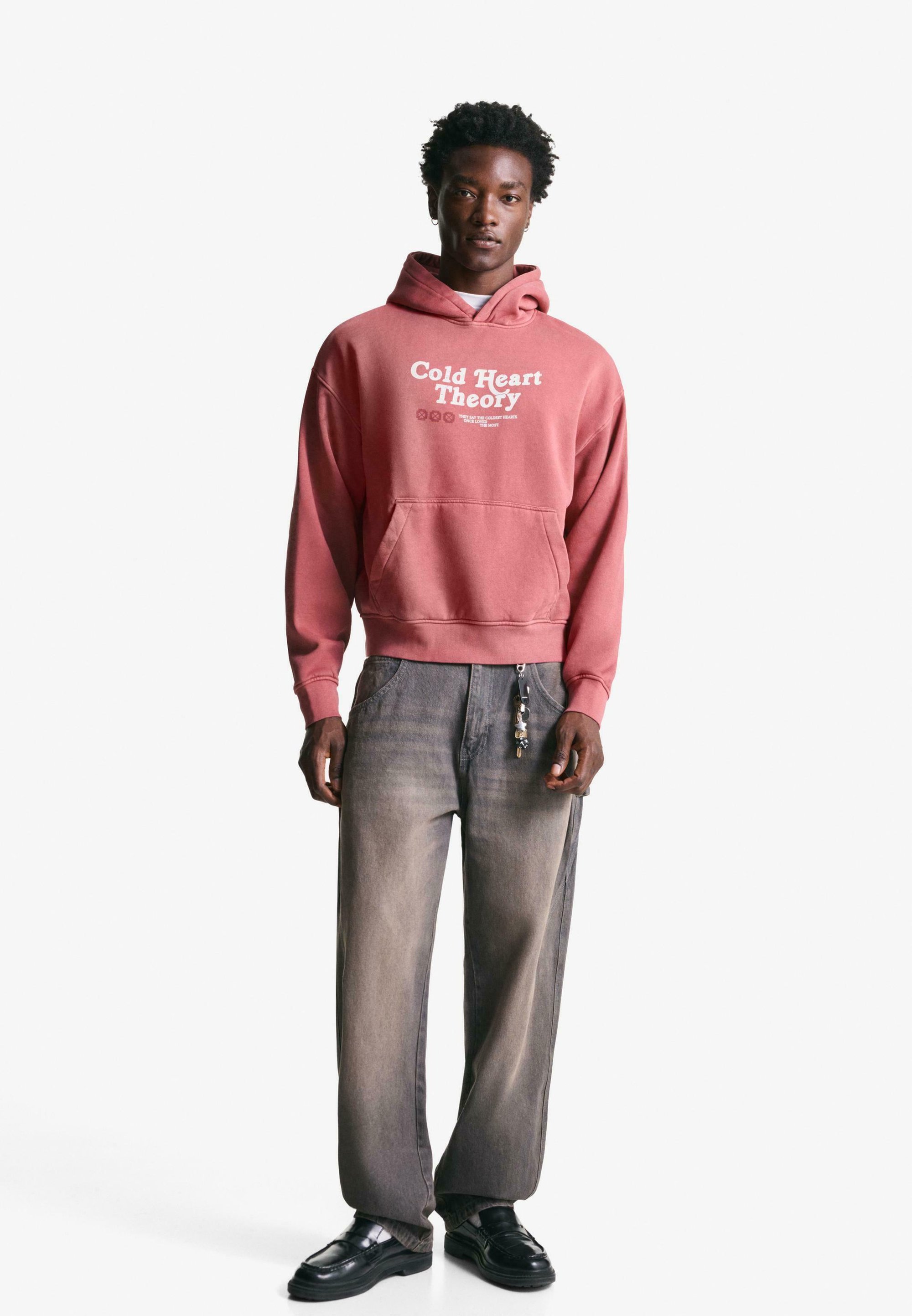 Bershka Hettegenser - korall
