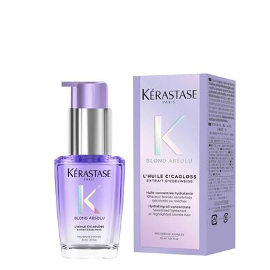 Kérastase Blond Absolu L'Huile Cicagloss syväkosteuttava öljy värjätyille hiuksille 30 ml