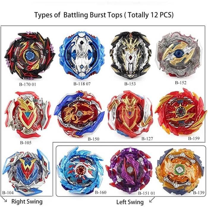 Burst Battle Set - Beyblade - 12 pieces - Toy - Child - Unisex