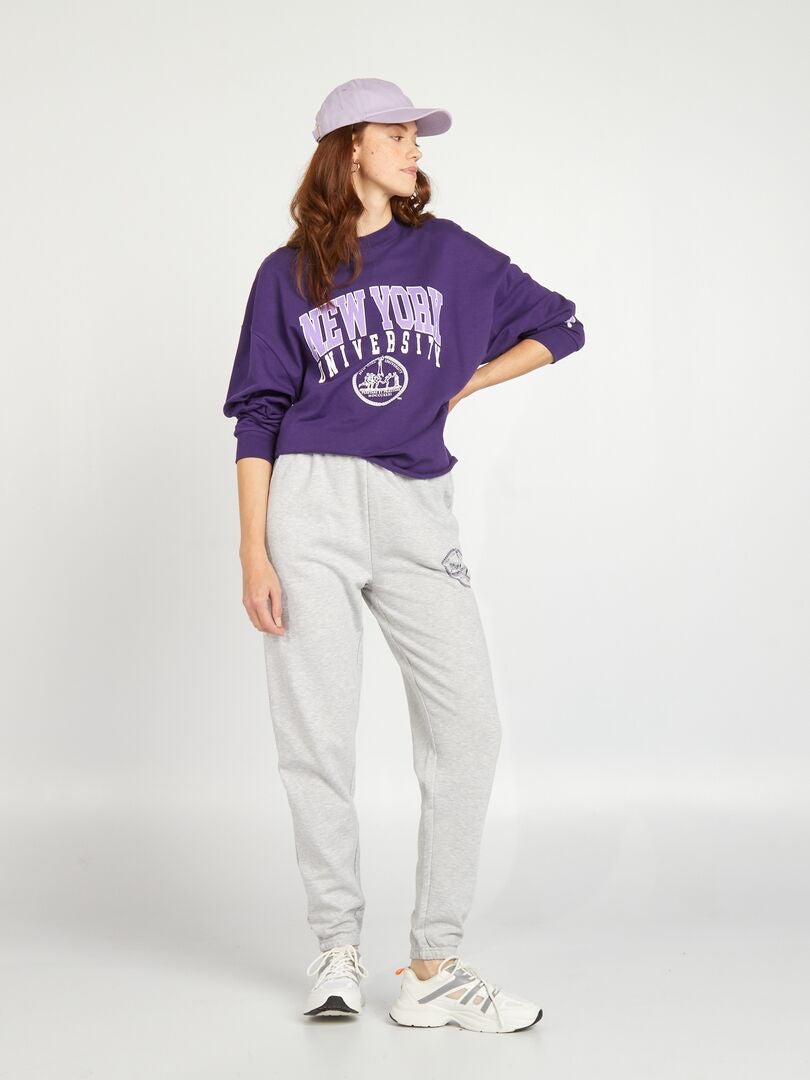 Spodnie dresowe New York University – szare