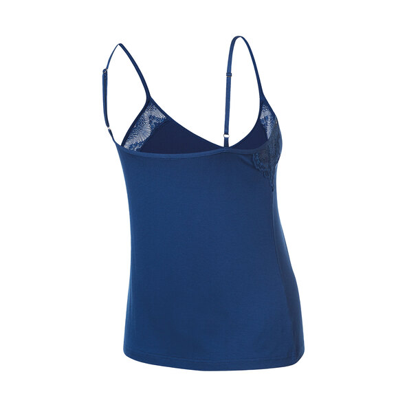 Damen Sommer Shorty Pyjama, navy