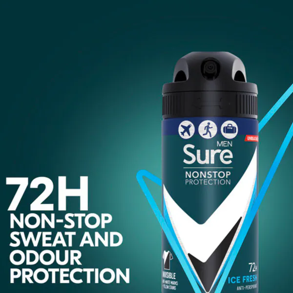 Desodorante antitranspirante Sure Men Invisible Ice Fresh 75ml