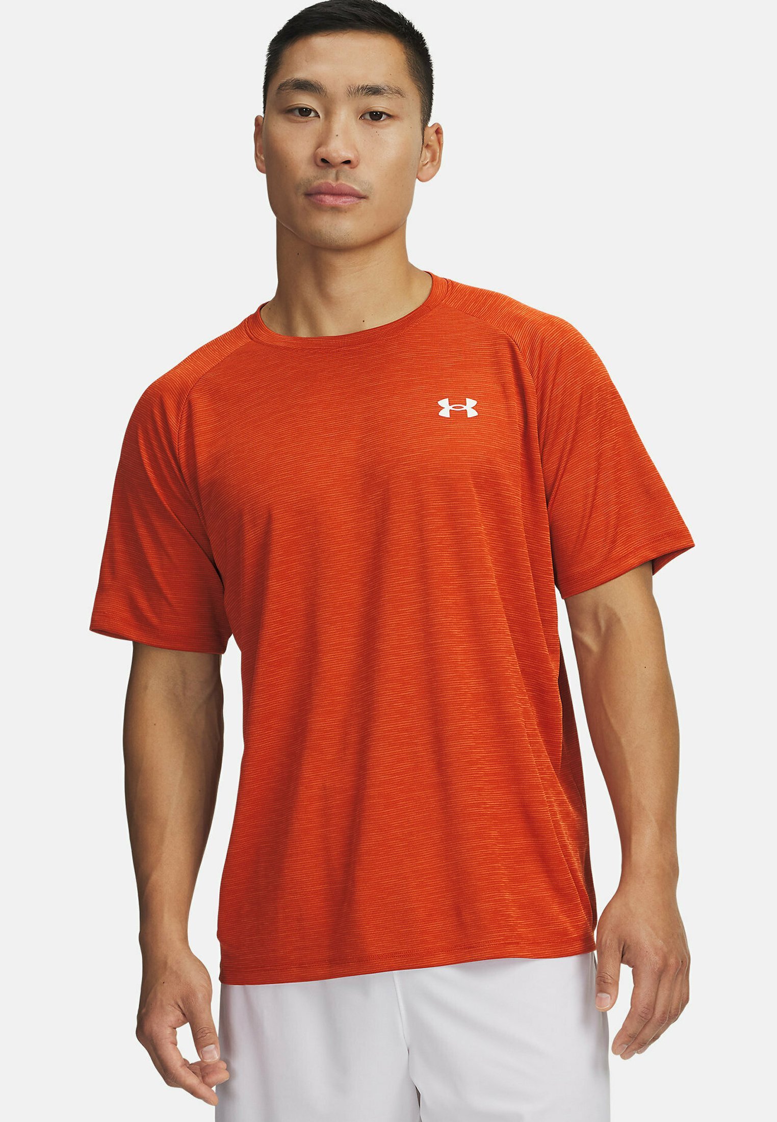 T-shirt basique à manches courtes Under Armour UA TECH TEXTURED SS - base orange