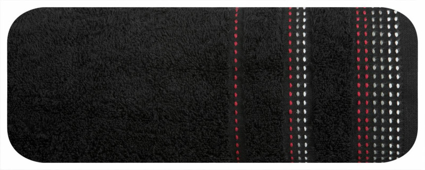 Ręcznik Pola 70x140 czarny frotte 500 g/m2