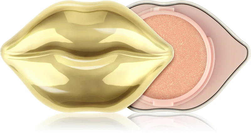 Bálsamo labial hidratante Catrice KISS & GLOW com glitter