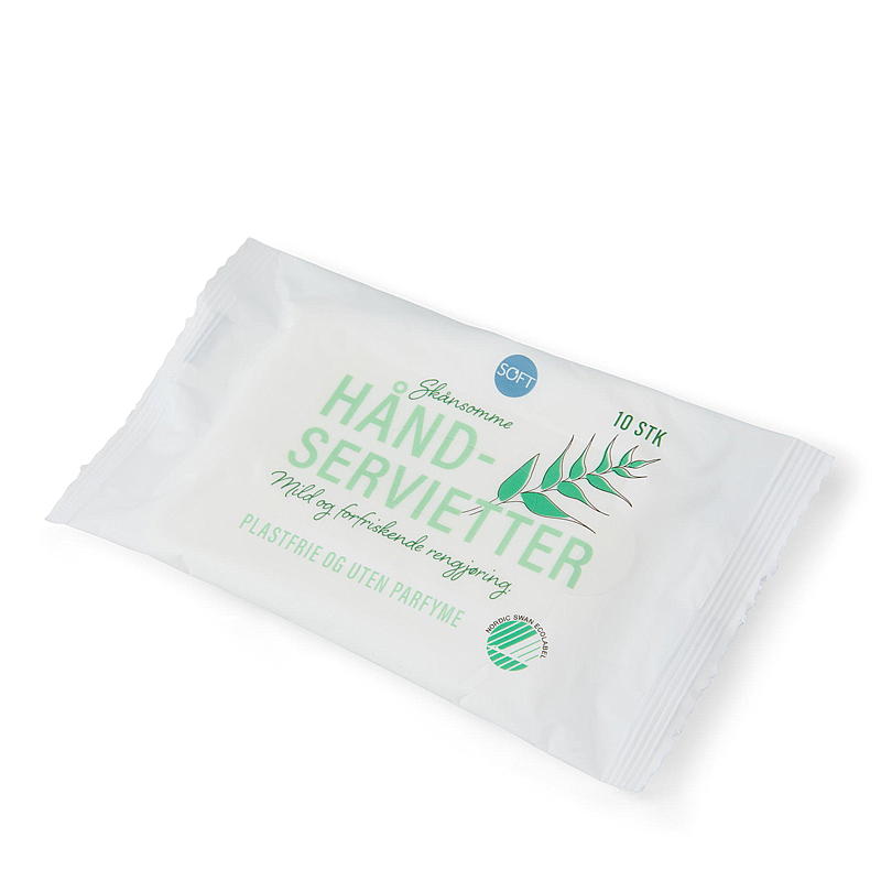 Weiche Feuchttücher, 10 Stück, Aloe Vera Reisepackung