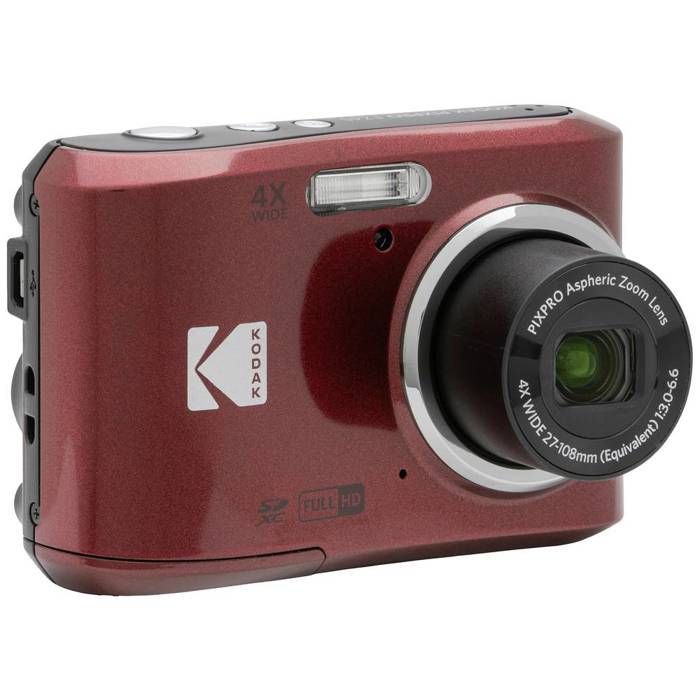 Kodak Pixpro FZ45 Friendly Zoom Appareil photo numérique 16 Mill. pixel Zoom optique: 4 x rouge vidéo Full HD, HDR-Vide