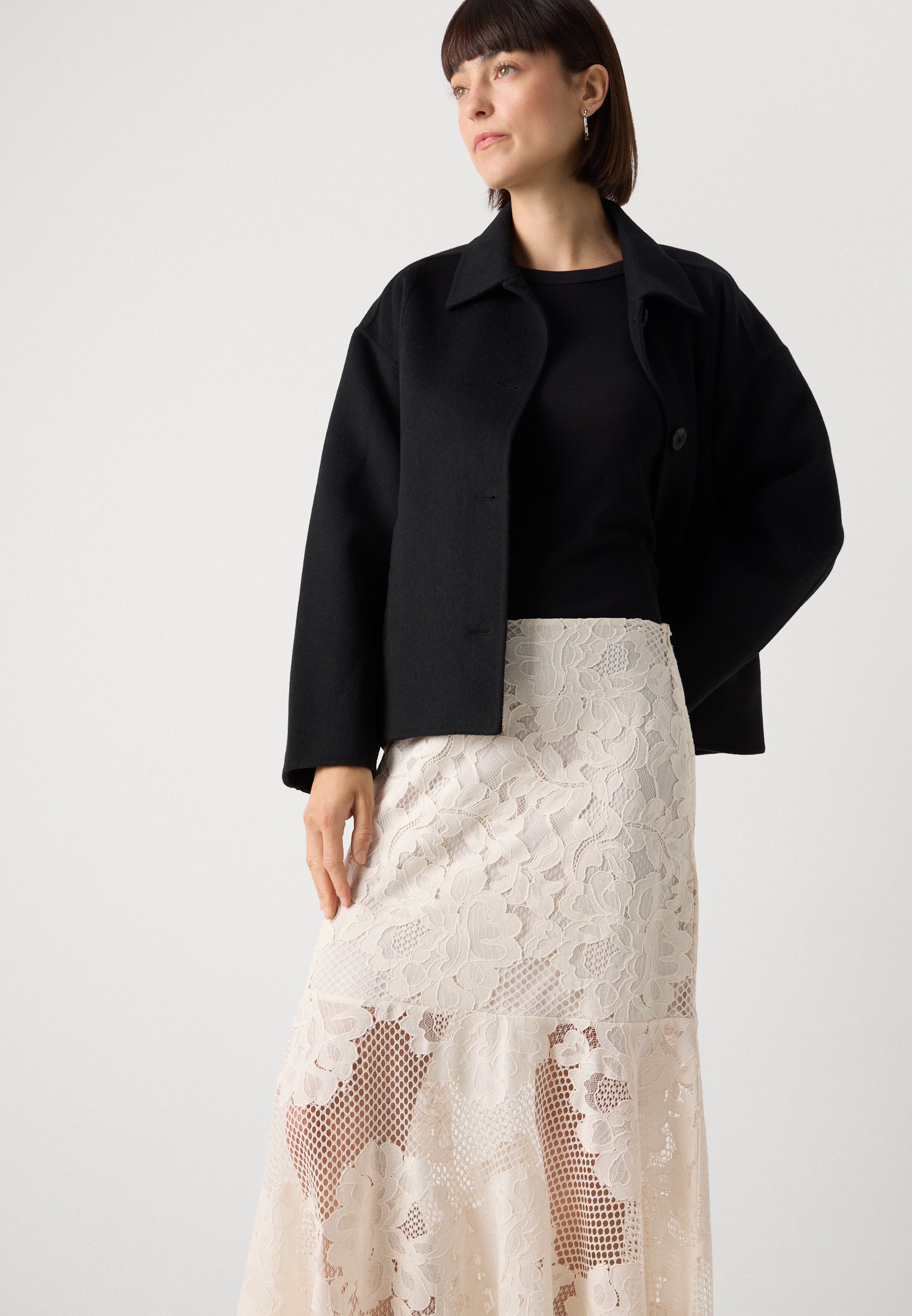 Lindex SKIRT AINO - Maxirok - lichtbeige