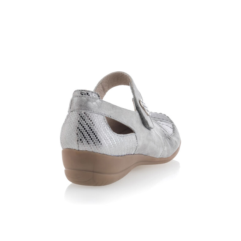 Zapatos cómodos para mujer, color gris.