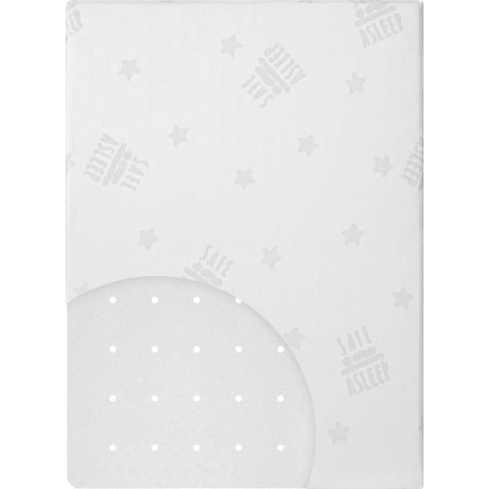 ROBA „Air“ Baby-Laufstallmatratze „safe asleep®“ – 75 x 100 cm – Abnehmbarer Bezug
