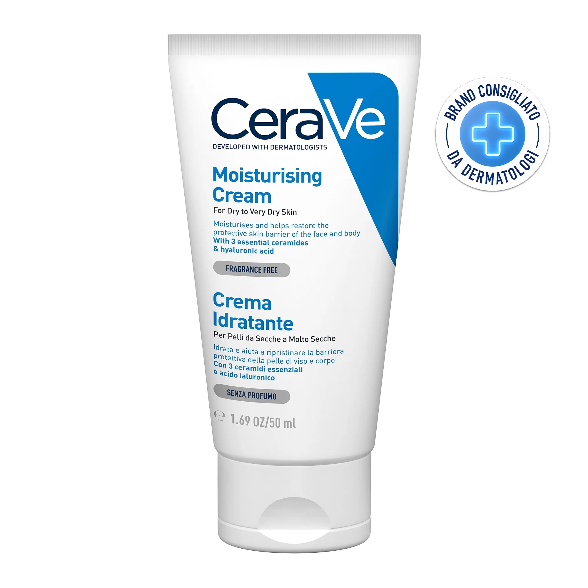 CERAVE Cerave Hydraterende Crème 50 ml voor de droge tot zeer droge huid