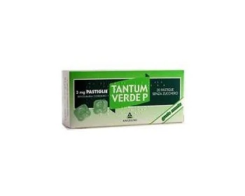 TANTUM Tantum Verde P Menthe 3 mg 20 pastilles Irritation de la bouche et de la gorge