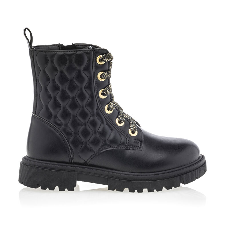Czarne dziewczęce buty/botki