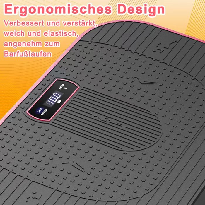 Plataforma vibratoria de fitness Bluetooth ROLIPO, plataforma vibratoria para adelgazar, plataforma oscilante para desarrollar músculo, 199 velocidades, control remoto.