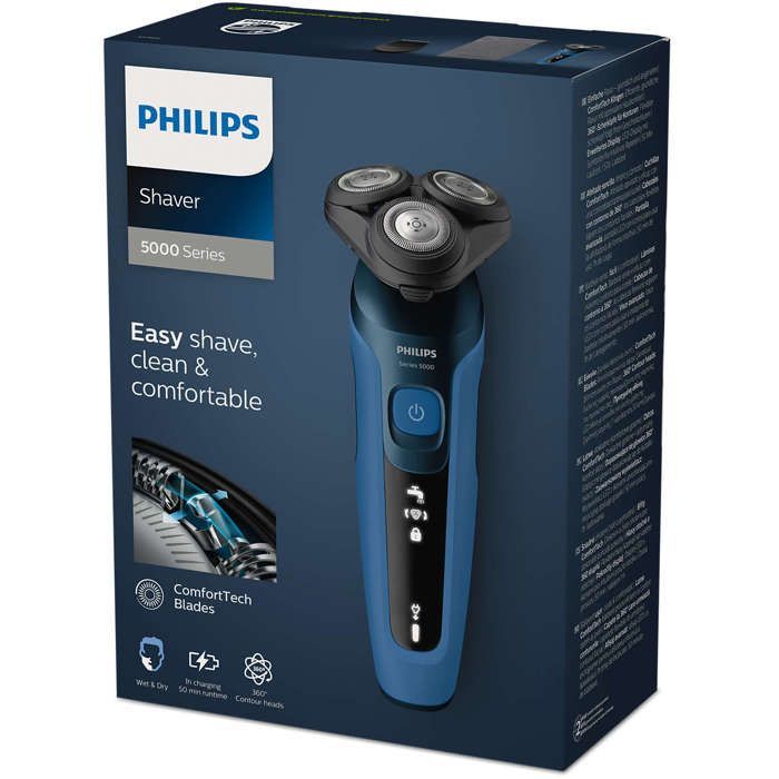 Barbeador Philips série 5000 S5466/18R1 recondicionado, em estado de novo.
