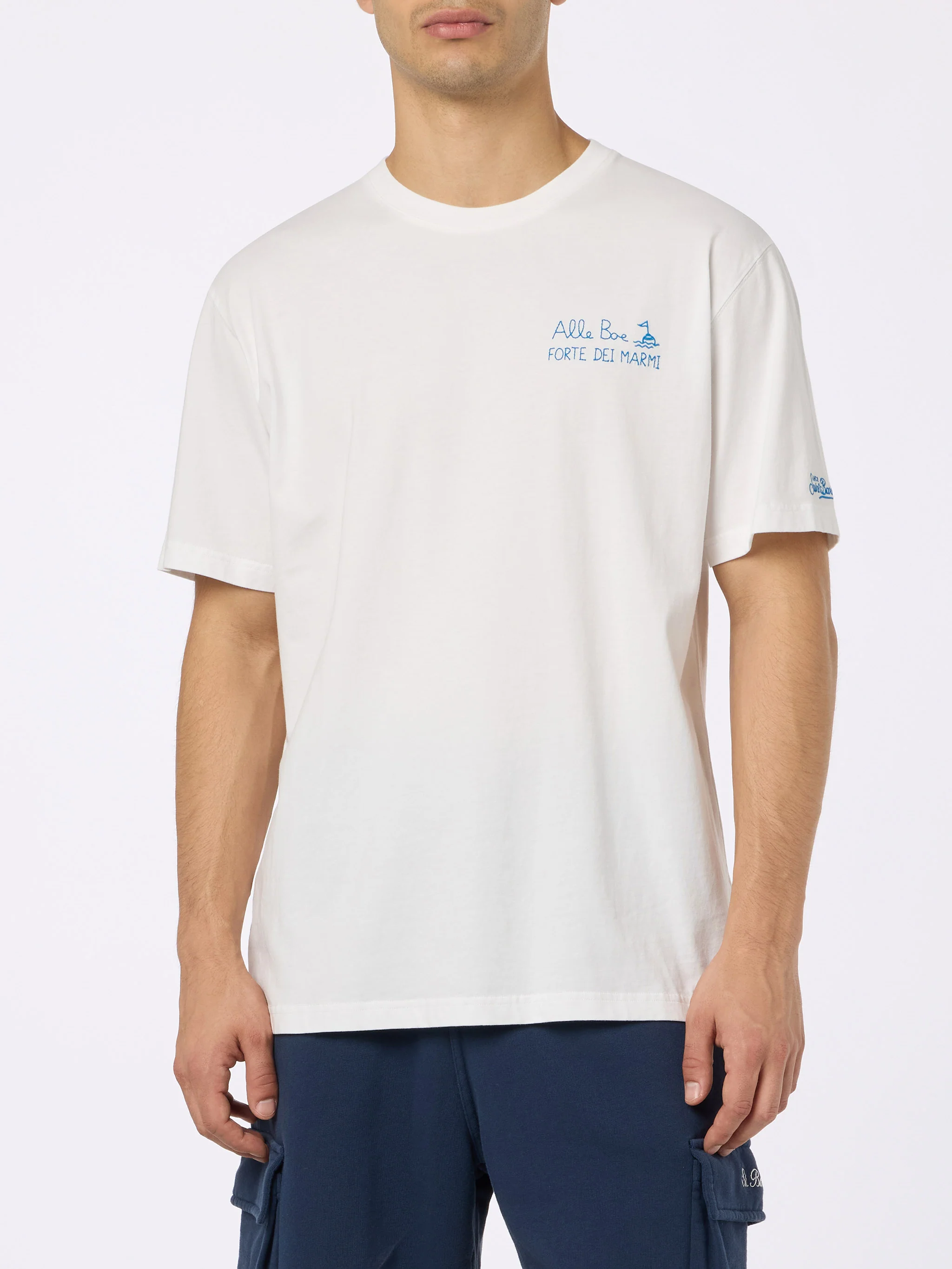 Portofino heren T-shirt van klassiek katoenen jersey met