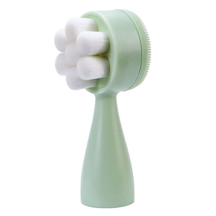 Brosse nettoyante pour le visage 2 en 1, brosse exfoliante pour le visage, brosse de nettoyage en profondeur des pores, brosse d
