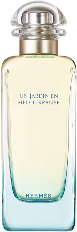 HERMÈS Parfums-Jardins kolekcija Un Jardin Mediterranée tualetinio vandens buteliukas perpus unisex
