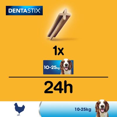 Pedigree Dentastix - Igiene orale quotidiana per cani di taglia media (10-25 kg)