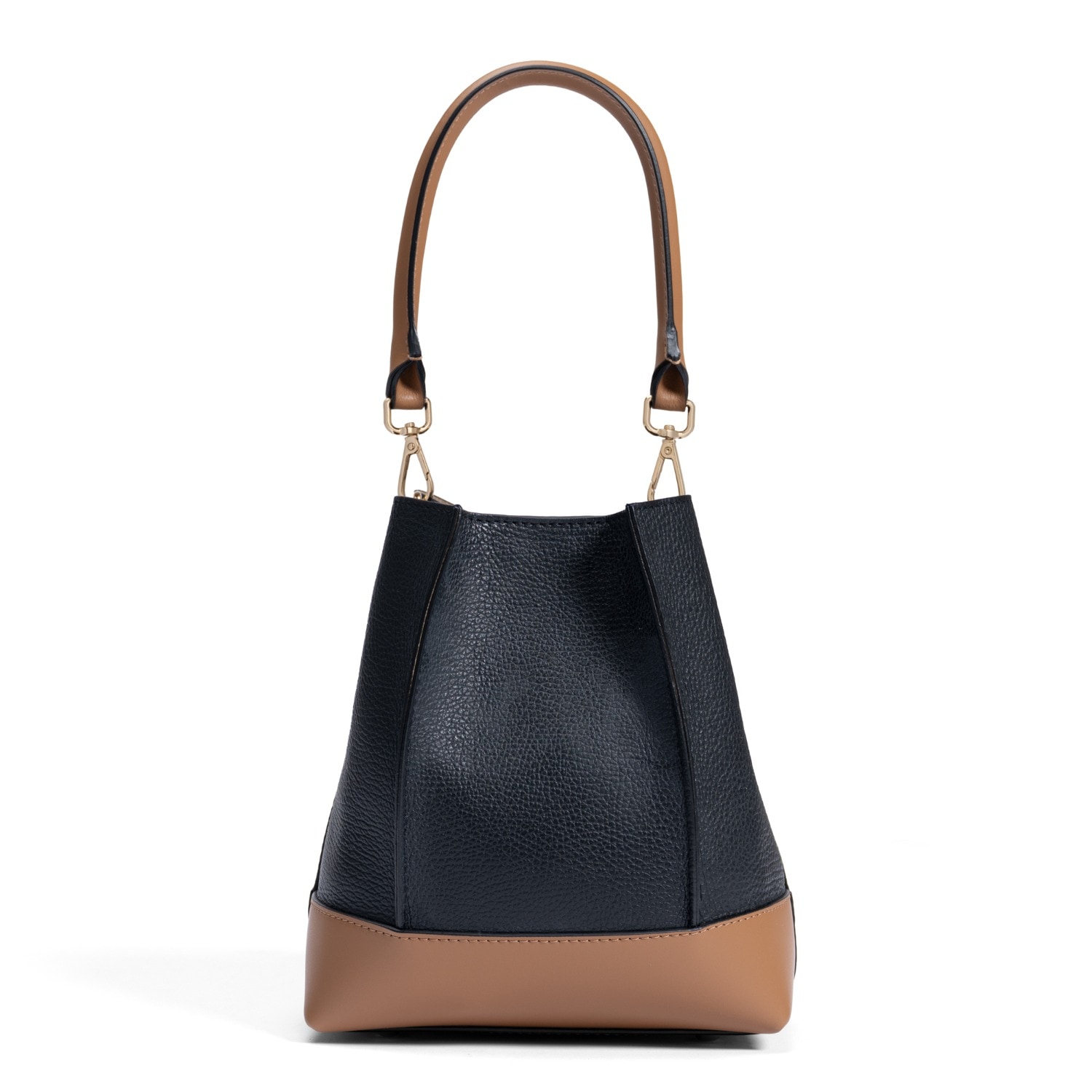 Sac à main Isabel Bernard Femme Forte Minette marron et noir - cuir de veau - IB21114