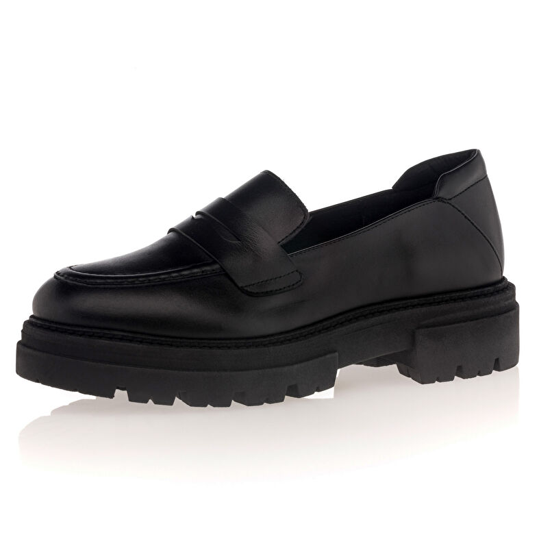 Mocassini/scarpe da barca neri da donna