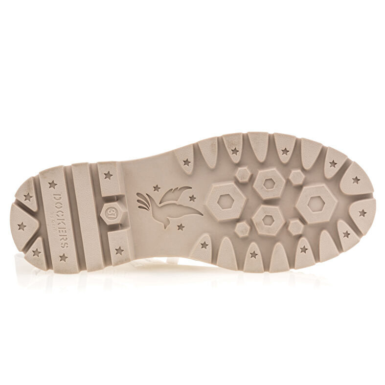 Zapatillas deportivas para mujer color beige.