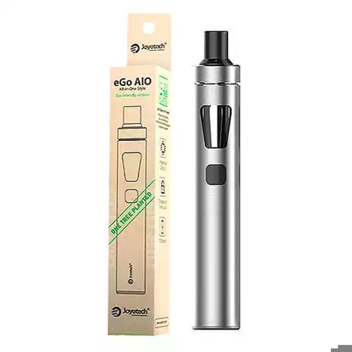 JOYETECH EGO AIO - PLATA - 2 ml - 1700 mAh - Ecológico - Versión sin cable USB - Auténtico certificado