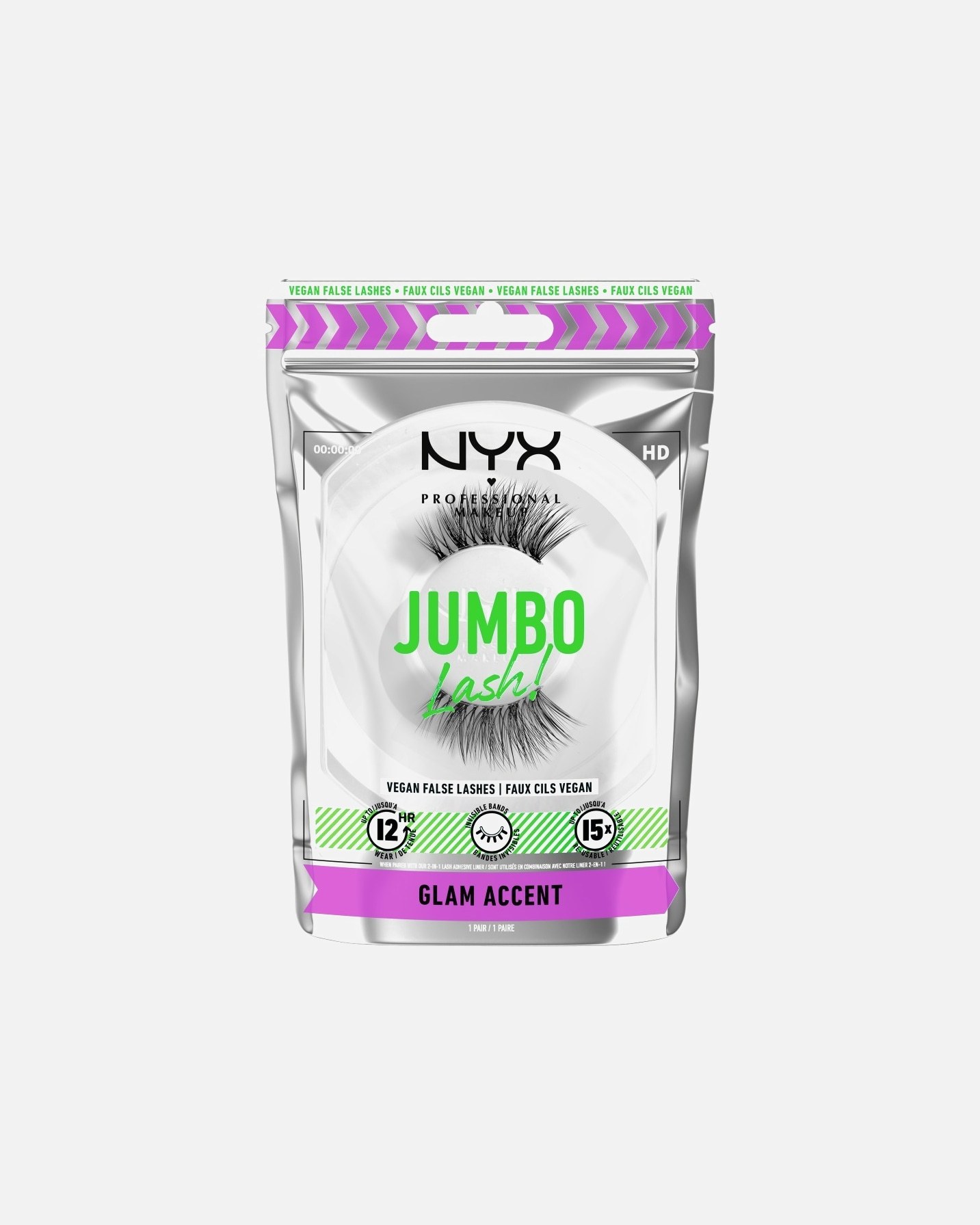 NYX Professional Makeup blakstienų rietiklis Jumbo Lash! - 1 vnt.