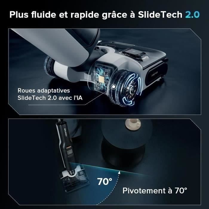 ROBOROCK F25 ACE - Aspirateur Laveur sans Fil - 20 000 Pa - Tout-en-Un pour sols durs - Zéro enchevêtrement - Séchage Rapide à 90 °C