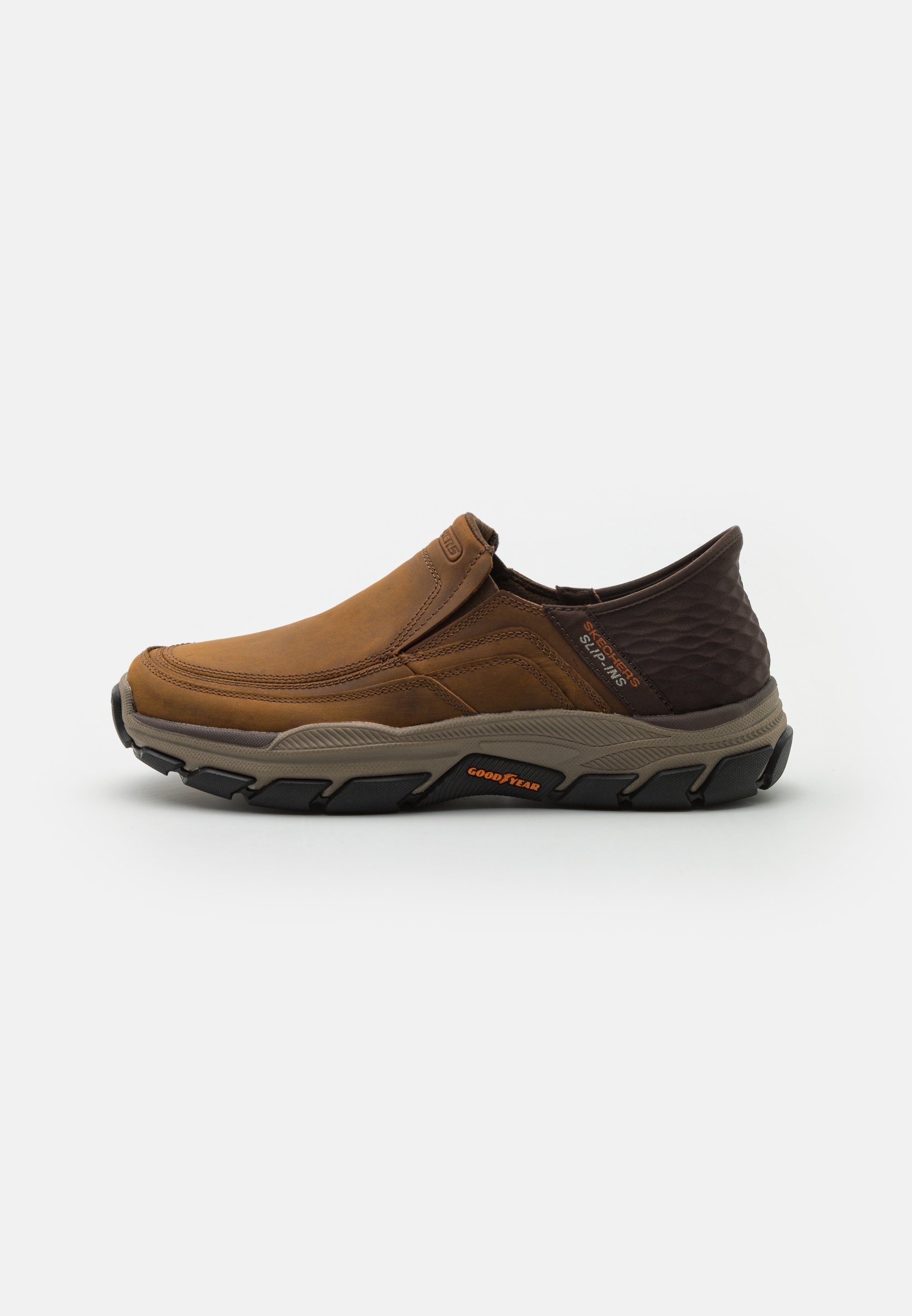 Skechers RESPECTED - Baskets - marron foncé