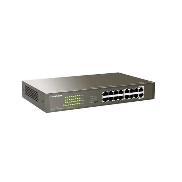 Switch de bureau - IP-COM - G1116P-16-150W - 16 ports PoE - Auto MDI/MDIX - Plug&Play